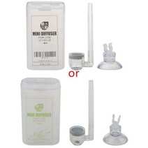 FurnishingNICE 수족관 CO2 시스템 버블 디퓨저 U 형 분무기 Arcylic Tube with Suction
