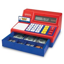 러닝리소스 역할 놀이) 금전 계산 출납기 Pretend & Play Calculator Cash Register, Standard Packaging