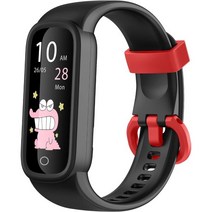 EURANS Kids Fitness Tracker Watch for Boys Girls Teens Ages 512 IP68 방수 피트니스 시계 심박수 및 수면 추적 보수계 알람 칼, 블랙입니다.