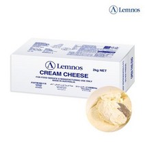 램노스 크림 치즈 2kg 베이글치즈 홈베이킹 대용량