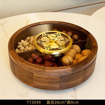 일본식 도시락 초밥 샌드위치 소풍 원형 목조 다과함 통, 6. 새 과일 1단B