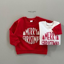 [당일발송]하로하로 크리스마스 양기모맨투맨 유아동티셔츠 기모티셔츠 키즈룩 주니어룩 크리스마스룩 특별한날