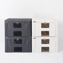 홈앤하우스 메이븐 프리미엄 리빙박스 60L 1+1, 챠콜그레이, 상세설명 참조