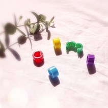 컬러 미니 디스코 세트 헤어핀 머리핀 집게핀 헤어피스핀 미니집게 포인트핀 디스코핀