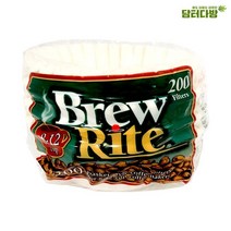 +[복스마켓]+_Brew Rite 원형 여과지 No45 200매 커피거름망 홈카페 종이+[BOKS_MARKET]+