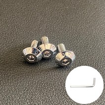 바이크 오토바이 헬멧 스포일러 특수 나사 고정 테일 윙 AGV 피스타 GPRR GPR 코르사 r용 액세서리 3 개, [03] silver, 03 silver