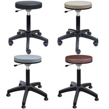특수 높은의자 (2개외 착불)원형 바퀴무 카운터 혈압계 작업 제도용 빵의자, A.진찰-블랙(고정)-115A