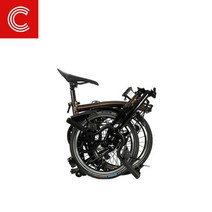 브롬톤 C라인 6단 블랙에디션 블랙라커 SMH바 브롬톤자전거 22년식, 구매자 부담_H6LD허브다이나모