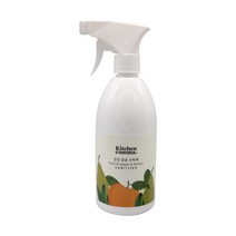 키친콤마 뿌리는 안심 살균 소독제 HACCP 식기 살균 소독 스프레이 과일세척 500ml