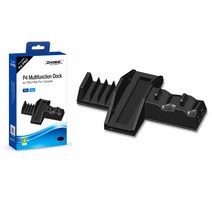 DOBE PS4 PRO 다기능 스탠드 PlayStation 더블 컨트롤러 충전기 본체 라디에이터 거치대