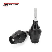 [해외]YAMAHA YZFR1 YZF R1 RIM 2015-2020 오토바이 액세서리 모터 보빈 낙하 보호 패드용 프레임 슬라이더 충돌 보호기, 검은 색, 1개