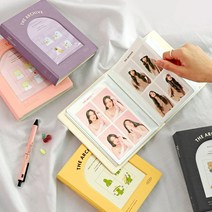 아카이브 셀프 사진 앨범 4x6 포켓 네컷 커플 기념일 선물 사진첩 포토북, 01 CUSTARD YELLOW