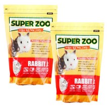 슈퍼주 어린 토끼 사료, 2개입, 670g