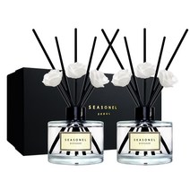 시즈넬 블랙라벨 선물세트 디퓨저 미니로즈 200ml x 2세트, 오아시스향