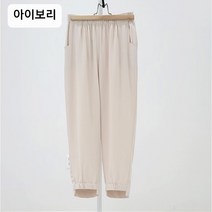 [이헌영]&데칸쇼 조커라인 허리밴딩 여름 바지 22BS6023P2
