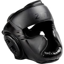 복싱 격투기 머리 코 보호대 헤드기어 Ztty 전체 덮힌 권투 헬멧 무에타이 pu 가죽 훈련 스파링 권투 헤드 기어 체육관 장비 태권도 헤드 가드, 검정, M