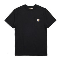 칼하트 포켓 반팔티 블랙 K87-001