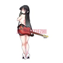 카 샴푸 재미있는 무작위 및 샴푸 방수 보호 애니메이션 개인 맞춤 데칼 스티커, 03 파란_03 20cm