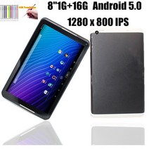 안드로이드 5.0 TM800 인텔 아톰 Z3735G 태블릿 PC 쿼드 코어 1280x800 IPS 키즈 패드 선물용 플래시 판, 02 Add Sleeve case, 01 Black