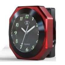 NEW HIT 오토바이시계 핸들바워치 야광 방수 바이크 전기종 장착, 레드