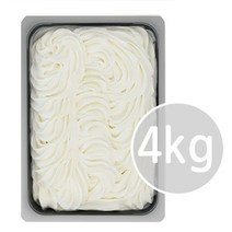 흥국에프앤비 젤라또버번바닐라아이스크림4kg