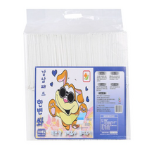강남패드 한번 쏴 강아지용 배변패드 레몬향 100p, 11개