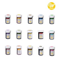 윌튼 아이싱칼라 16P 세트 [식용색소 홈베이킹 마카롱 재료] 28g x 16개, 16개 x 28g