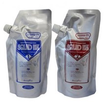 뷰티원 스퀴드 잉크 오징어 먹물 코팅 컬러 500ml SQUID Ink 염색 자연방치 30분 염색약, 4N내추럴브라운, 1set
