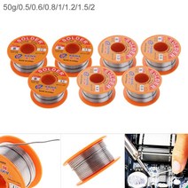 나전선 유연납 봉납 바납 인두납 실납 50g 6337 주석 미세 와이어 코어 0.5 0.6 0.8 1.0 1.2 1.5 2.0mm 2% 플럭스 릴 용접 라인 솔더 액세서리 1 강아, 02 2.0mm