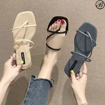 동자언니 여성용 오드나 쪼리 샌들