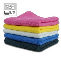 기존형 75미용(중/ 34x76cm 75g) 다용도 순면 업소용 수건 타올 미용실 헤어샵 사우나 헬스 휘트니스 땀수건 청소, 하늘