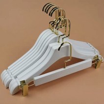 화이트 골드 흘림방지 고급 옷걸이 바지걸이, 화이트골드 남녀공용바지걸이 35cm, 1개