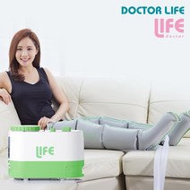 [닥터라이프] 라이프3 공기압 다리 사지압박순환장치/의료기기/국내생산/ 본체+다리세트(그린), 상세 설명 참조