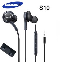삼성 AKG 이어폰 EO-IG955 3.5mm 마이크 유선 헤드셋 Xiaomi 화웨이 갤럭시 s10 S9 S8 S7 S6, [02] S10 Black
