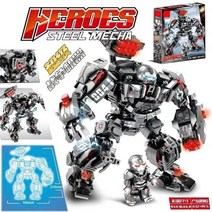 아이언스컬잠수함공격 요원 울버린헬리콥터결투 아이언맨헬멧 스파이더맨VS닥터옥터퍼스 라이노와샌드맨의슈퍼 빌런협공전 스파이더사이클추격전 닥터스트레인지의생텀대결 크로스본즈의위, 워머신(인형1개무료)632입자