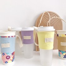 여행용 보틀포켓 수통파우치 물통 가방 원통형 텀블러케이스, 퍼플