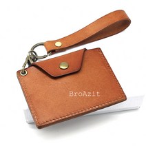 핸드메이드 가죽 목걸이 카드지갑 명함지갑 사원증