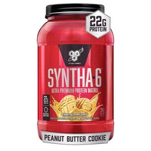 BSN Whey Protein 미국 비에스엔 신타-6 웨이 프로틴 매트릭스 피넛버터 쿠키 단백질보충제 1.32kg, 1개