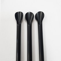 스푼빨대 7mm 19.5cm 벌크포장 검정 (500개), 500개, 500개
