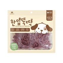 한입뚝딱 블루베리 덴탈바이트 210g 강아지 간식한입뚝딱, 블루베리 덴탈바이트 210gx3개