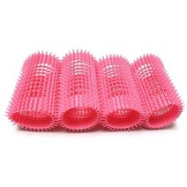 실리콘 구르프 헤어롤 핑크 2.6cm 독일 머리롤 스타일, 실리콘 구르프 헤어롤 핑크 2.6c