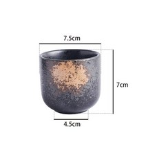 다기세트 다도세트 찻잔대형 세라믹 티 컵 도자기 찻잔 차 도구 일본 쿵푸 세트 워터 마스터 싱글 석기, 01 yellow