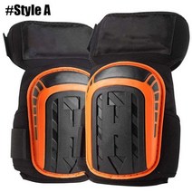 무릎보호대효과 보호대 스포츠 헬스 작업 건설용 무릎 패드 1 쌍 젤 튼튼하고 편안한 미끄럼 방지 폼 바닥 정원 청소용, 스타일