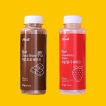 [HERB ASAK] 식사 대용 물에 타먹는 숀리 단백질 쉐이크 1박스 7병 프로틴 단백 분말 보충제 딸기맛 초코맛 체중 조절용 조제식품, 초코맛 1박스(7개입)