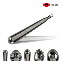 KN피싱 다운샷싱커 프리리그 눈물 스틱 벌크 봉돌, 1.5호(5g 3/16oz) 19개, 도깨비, 1개