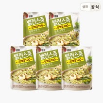 샘표 밸런스죽 전복내장죽, 420g, 5개