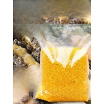 꿀벌꽃가루 먹이 벌떡밥 양봉 토종벌 꽃가루 화분 밥, 1kg 꽃가루+ 파우더