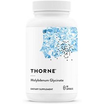 쏜리서치 Thorne Molybdenum Glycinate - 간 지원 및 환경 독소 해독을 위한 미량 미네랄 보충제 60 캡슐