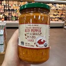 트레이더조 오가닉 레드페퍼 아몬드 페스토 소스 280g, Pesto-Sauce-9.87oz