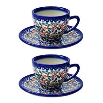 베나 폴란드그릇 U180 에스프레소, 혼합 색상, 2세트